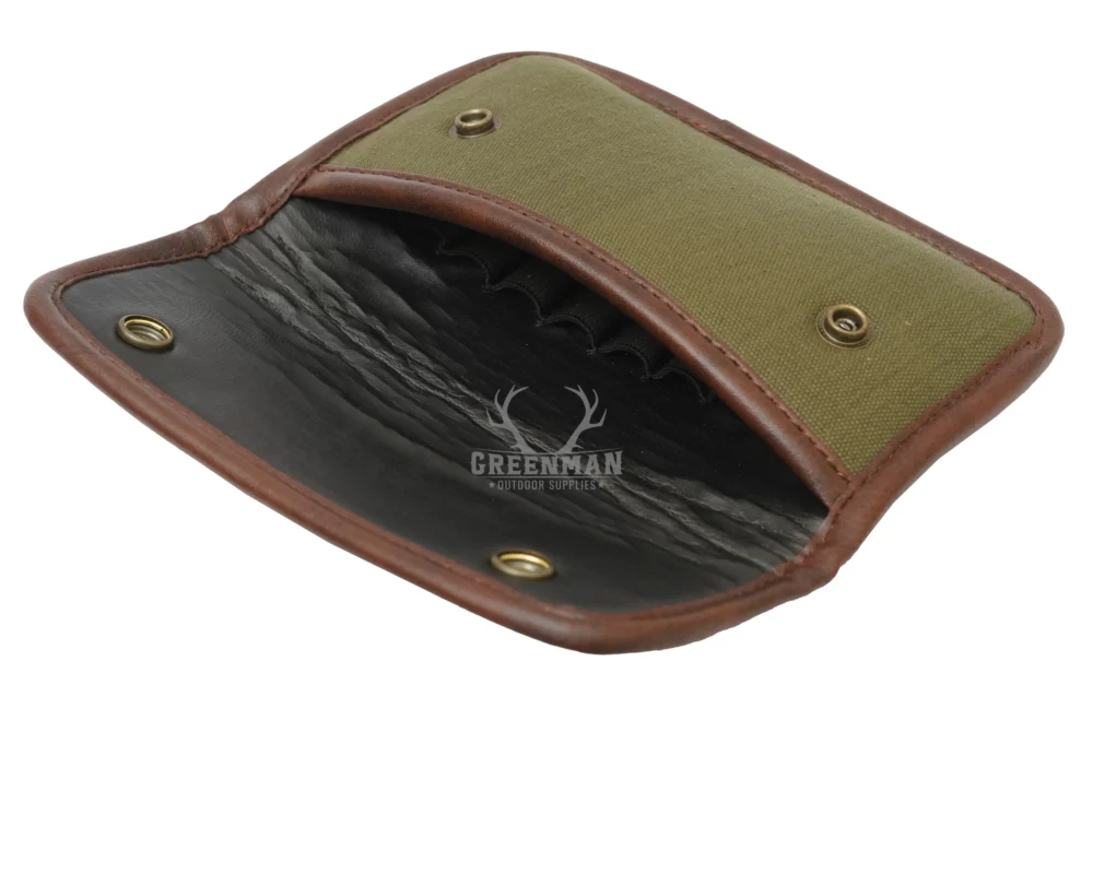 canvas pouch , premium pouch, Green Canvas Cartridge Pouch, Hunting Gear Canvas Pouch