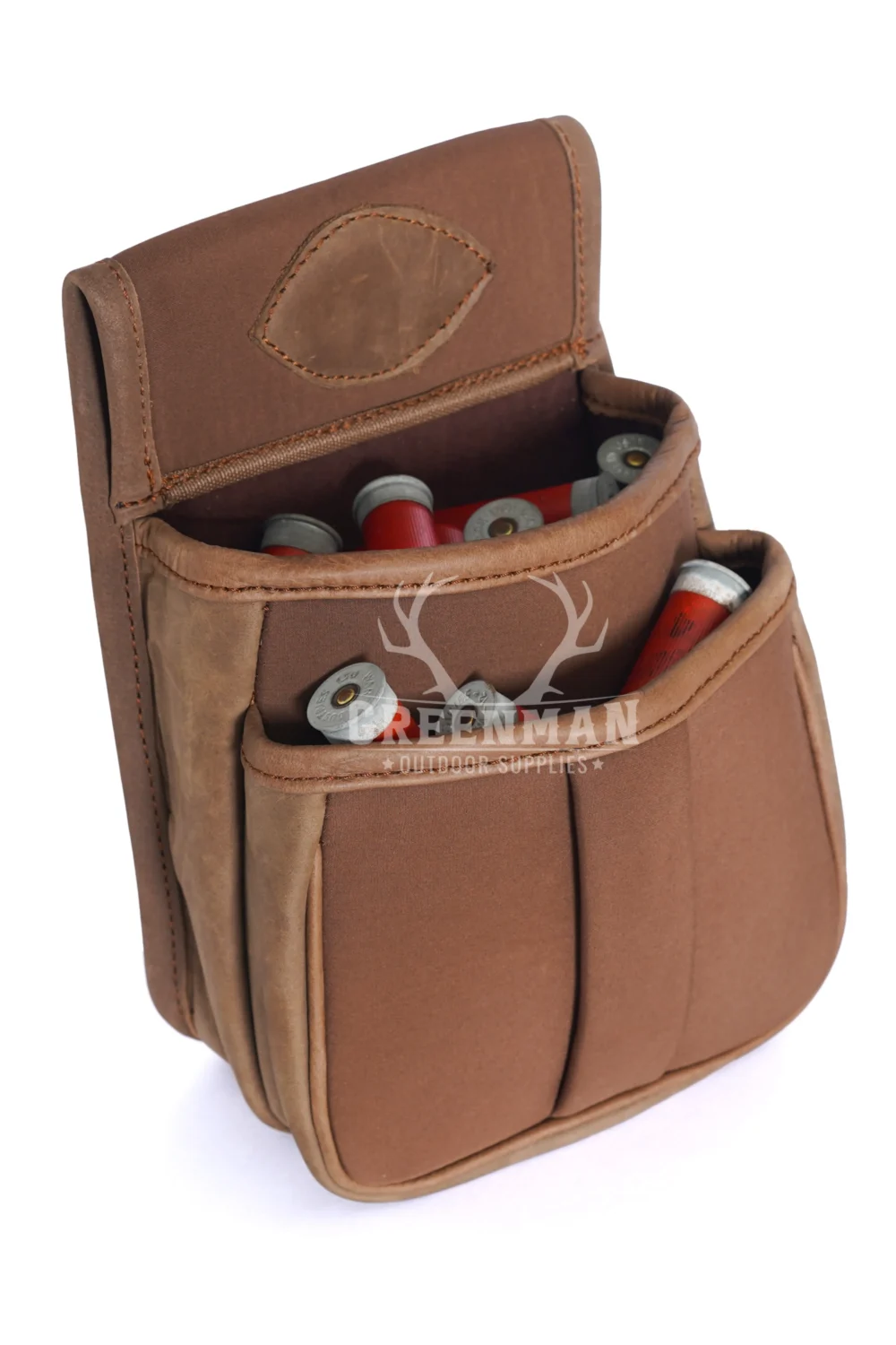 Canvas Shotgun Shell Holder, cartridge bag, cartridge ammo holder, Shoulder belt bag