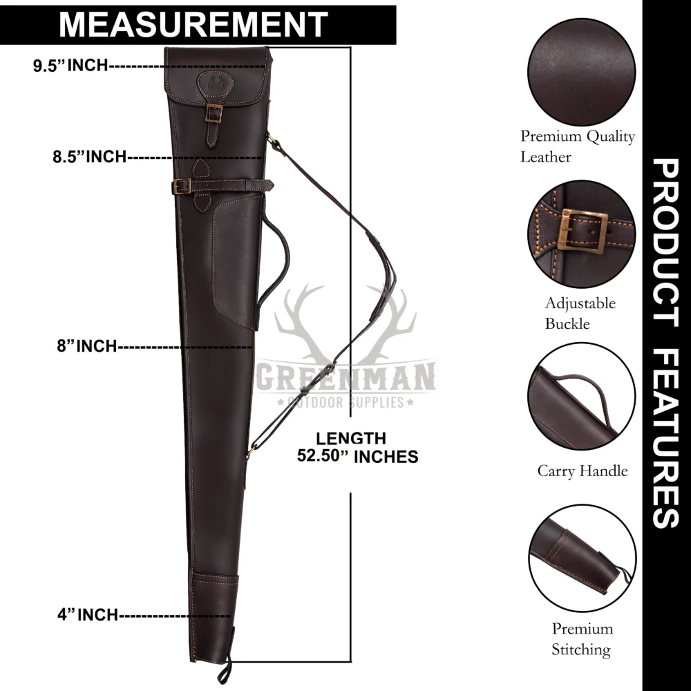 Premium Leather Shotgun Case - Image 7